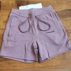 Alphalete Women's Essential Core Athletic Shorts Purple Size Small Medium